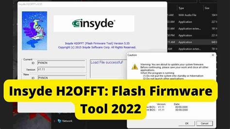 exe file using 7-Zip and edited the Platform. . Insyde h20fft